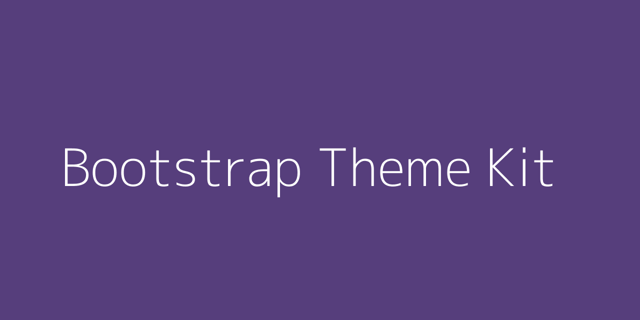 bootstrap-theme-kit