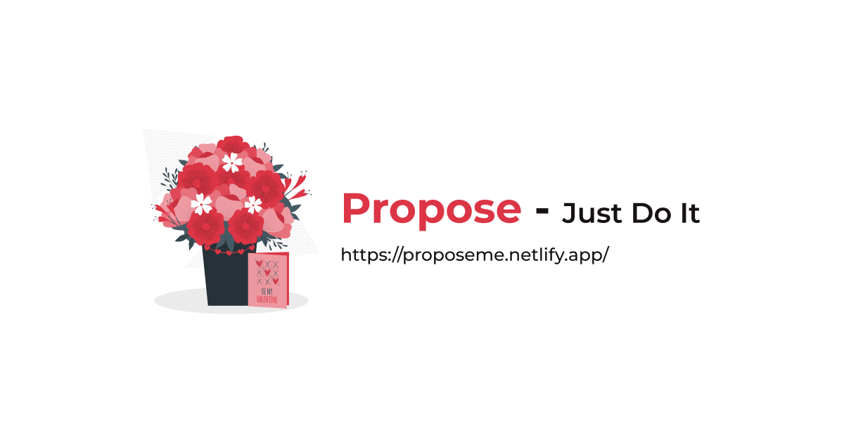 propose