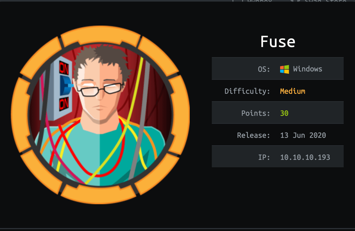 Hack-The-Box-Fuse-Write-Up