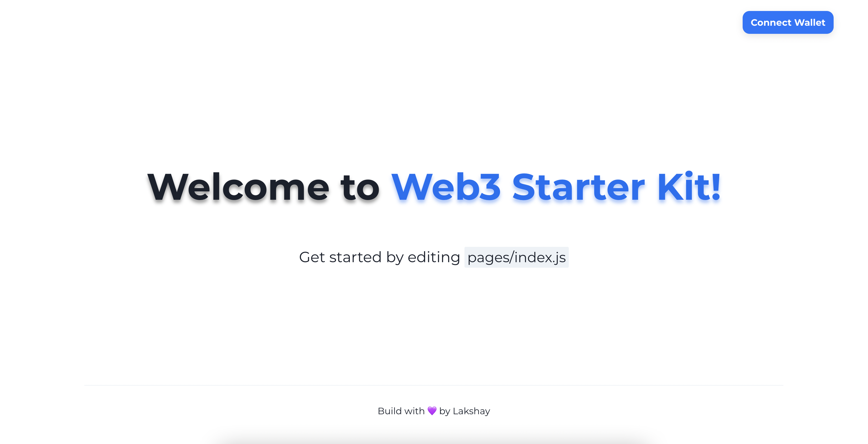 Web3-Starter-Kit