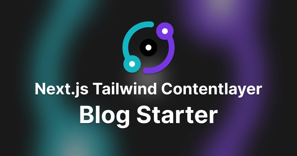 nextjs-tailwind-contentlayer-blog-starter