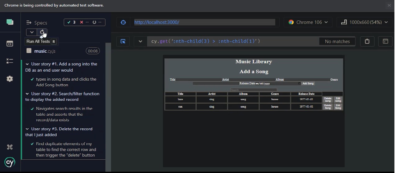 Cypress-Music-Library-Lab