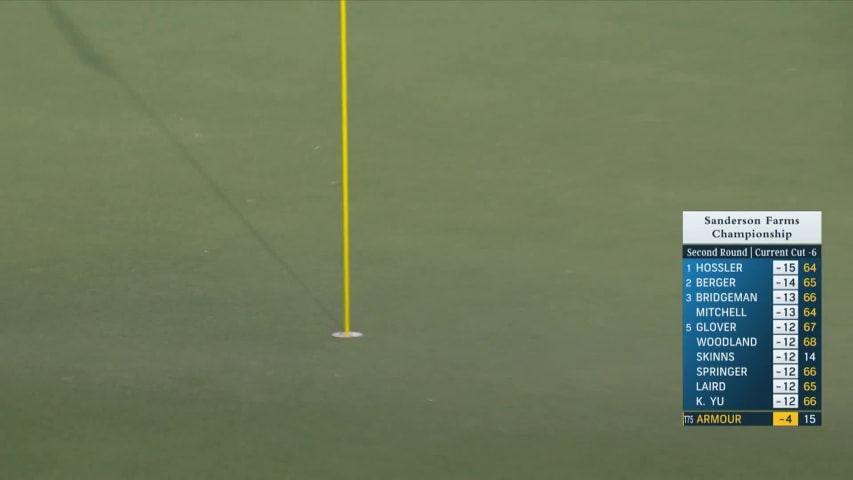 Ryan Armour’s 58-foot birdie putt is the Shot of the Day