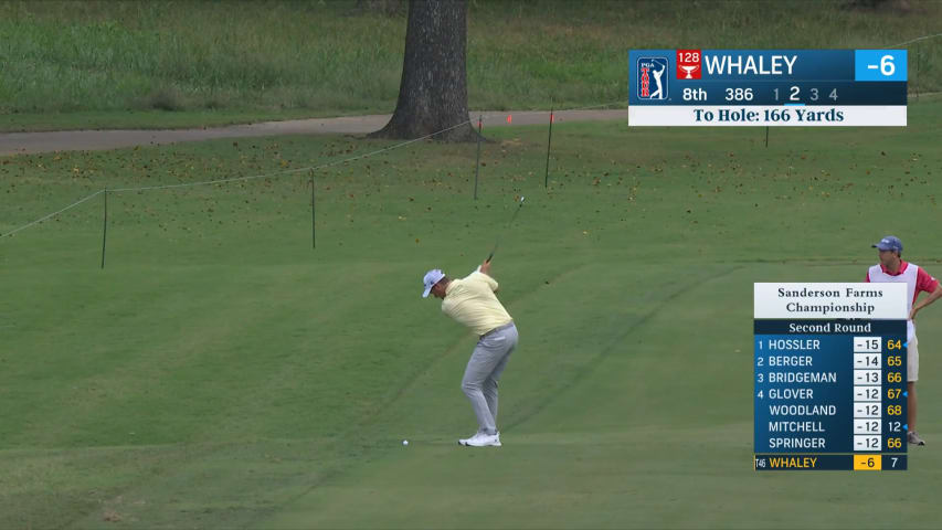 Vince Whaley hits it tight to set up birdie at Sanderson Farms