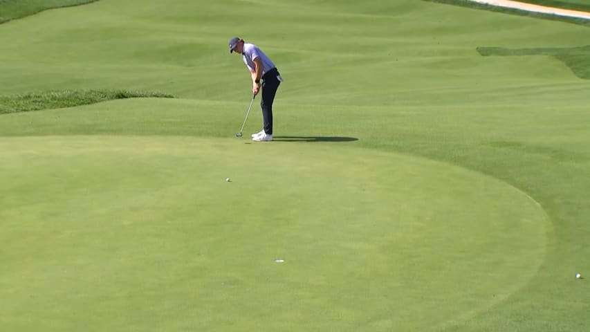 Frankie Capan III sends in 25-foot birdie putt at Korn Ferry Tour Champ