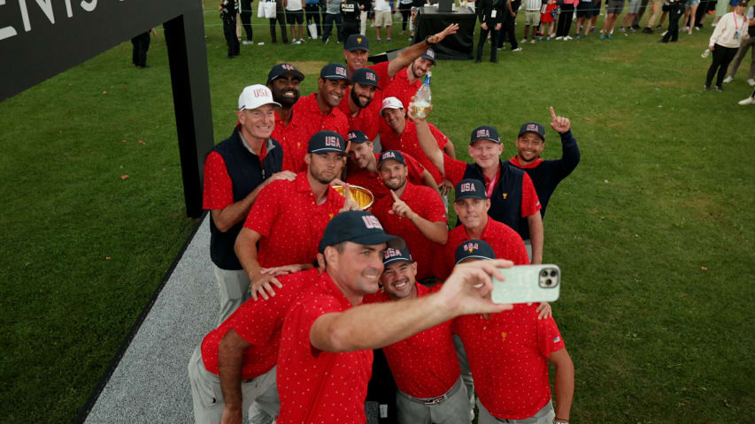 Behind the scenes after U.S. Team Presidents Cup win