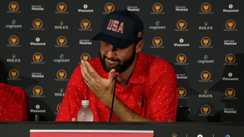 U.S. Team's best moments from Presidents Cup winning press conference