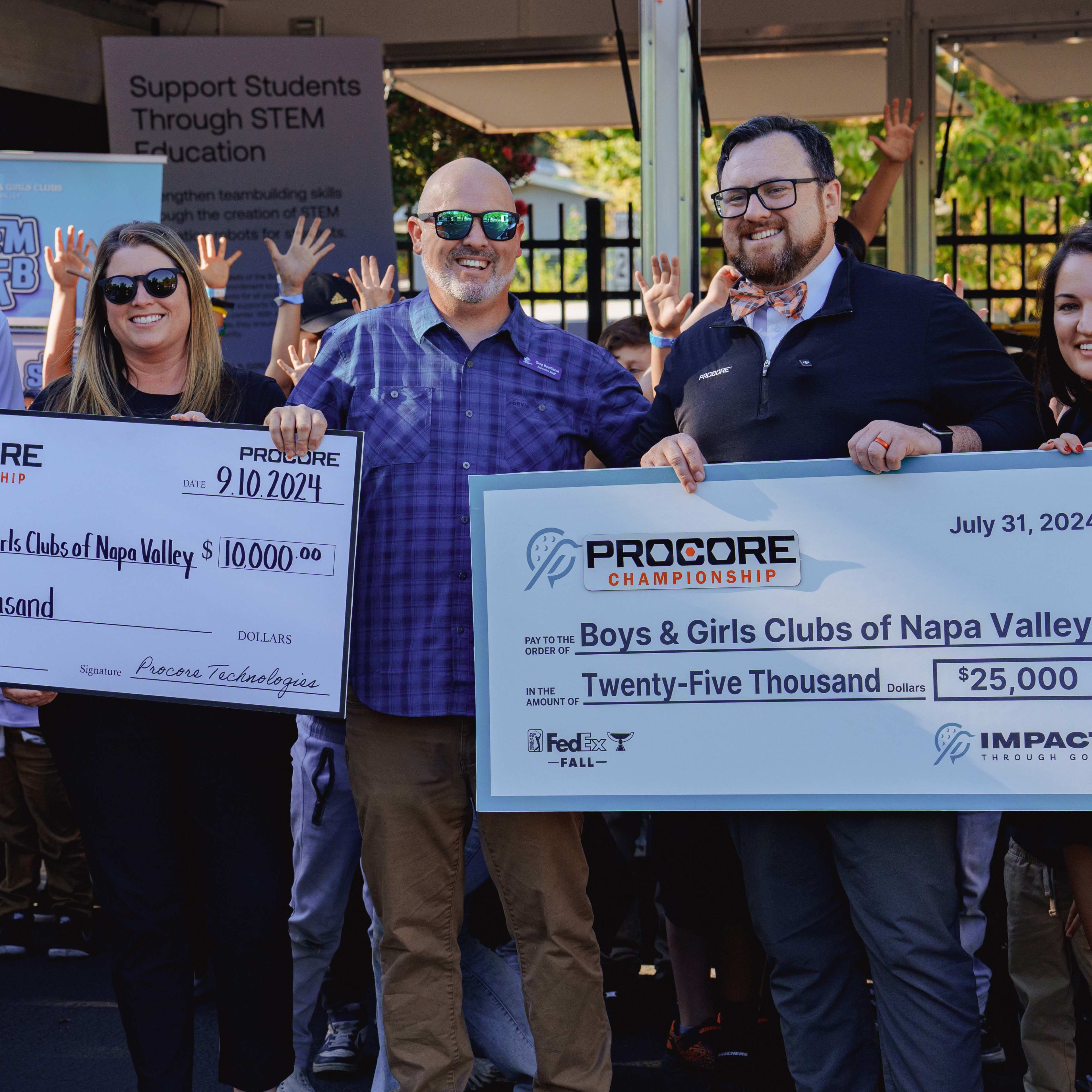 Boys & Girls Clubs of Napa Valley positively impacted by Procore Championship