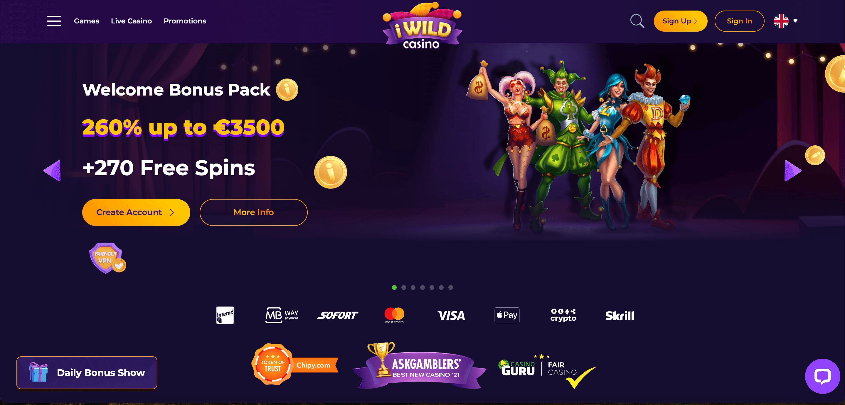 iWild casino