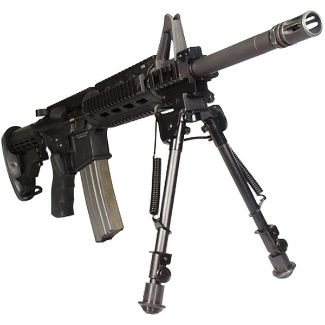 UTG Tactical OP Bipod on a rifle
