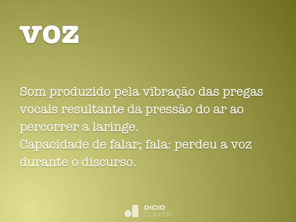 voz