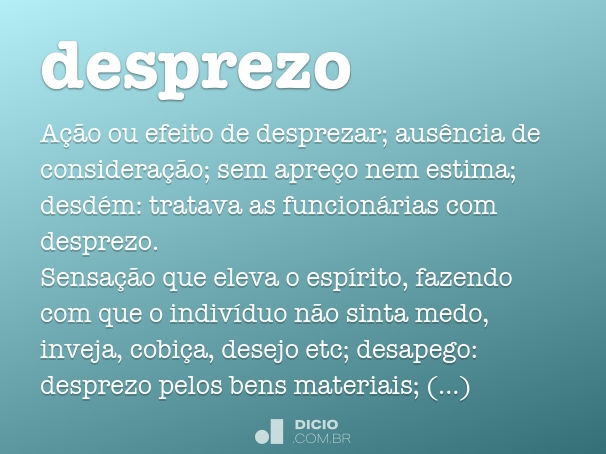 desprezo