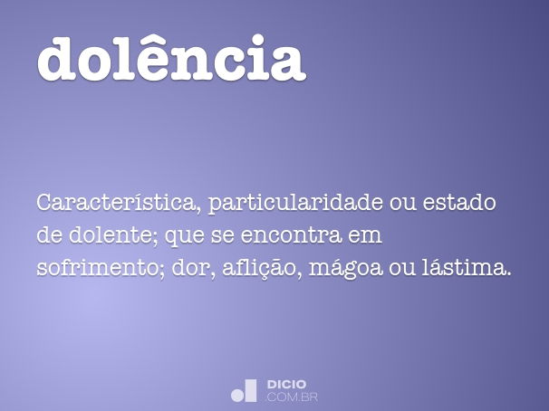 dolência