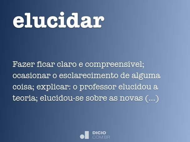 elucidar