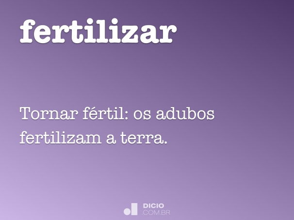 fertilizar