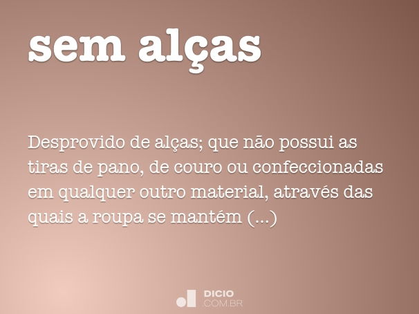 sem alças