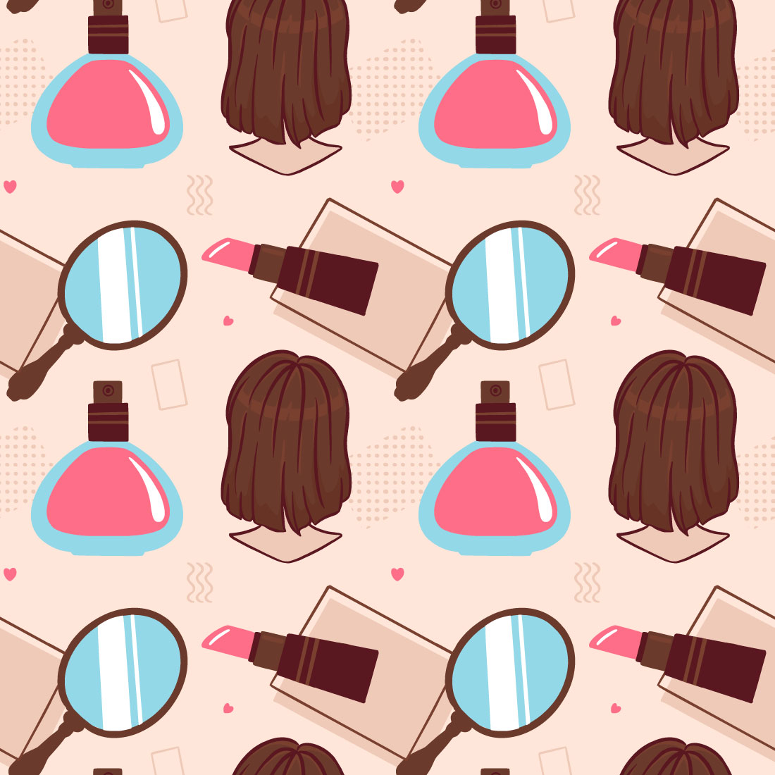 Women Fashion Seamless Pattern