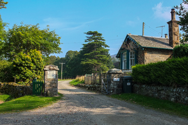 Entrance to Ardvorlich House