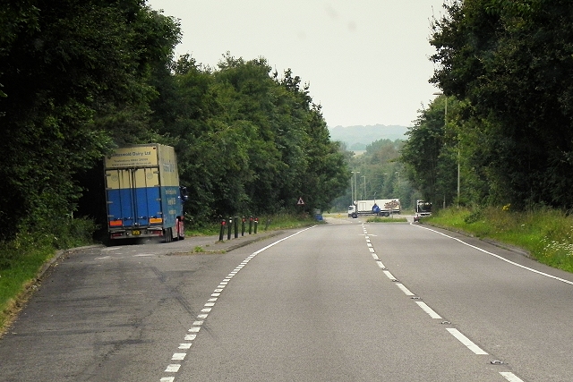 Layby on A339 near Kingsclere