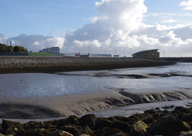 Morecambe mud at low tide