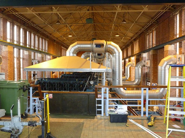 Inside Black Sluice Pumping Station