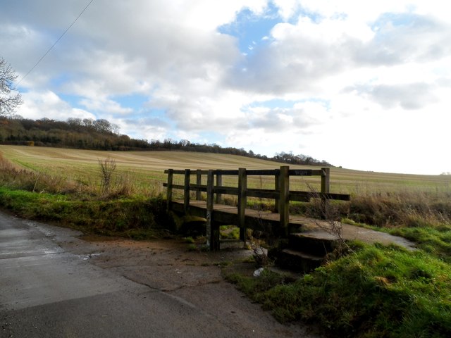 Ford and footbridge near Aston