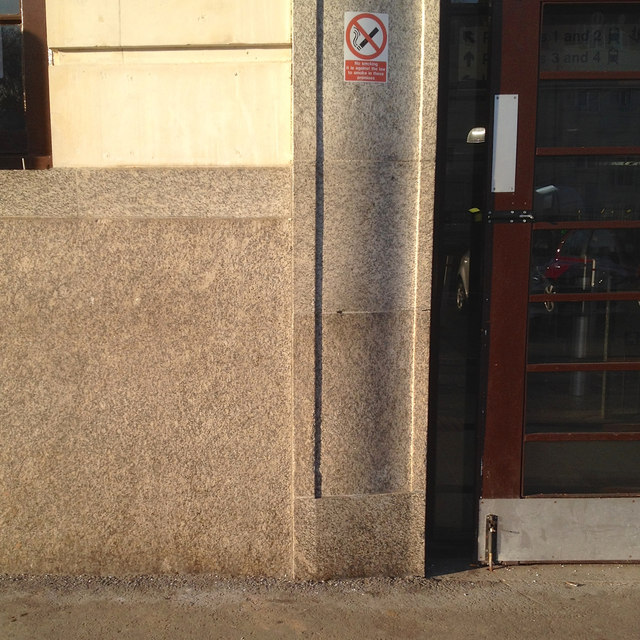 Detail of entrance surround, Leamington Station