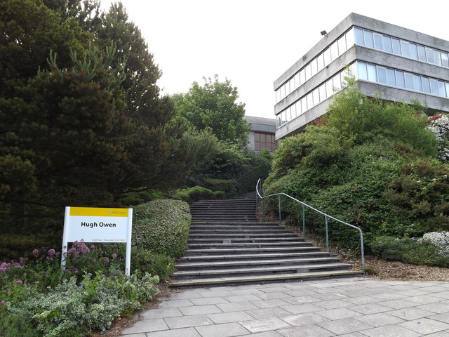 Steps to the Hugh Owen Building