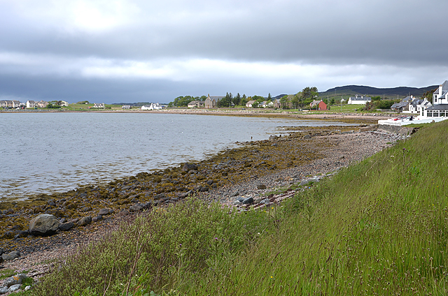 Sea shore near the Aultbea Hotel