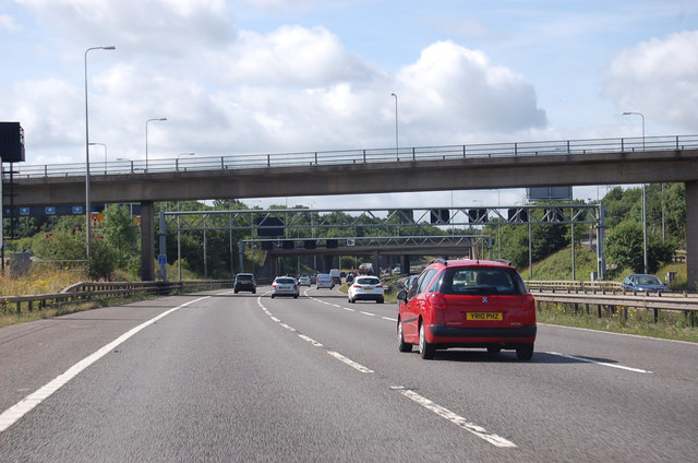 M42 approaching junction 6