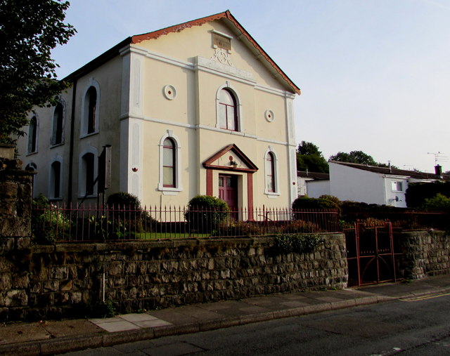 Southwest side of High Street Baptist Church, Abersychan