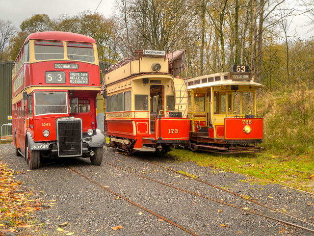 Manchester Transport Line-Up, Heaton Park Tramway