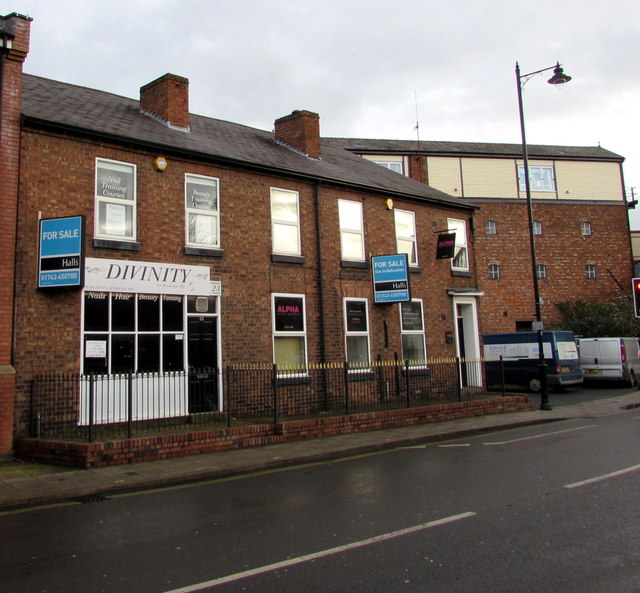 Former Divinity and Alpha premises for sale, Shrewsbury