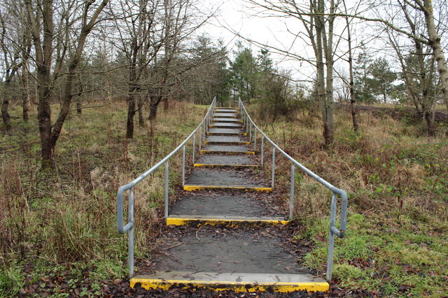 Steps on Path to The Ayr Hospital