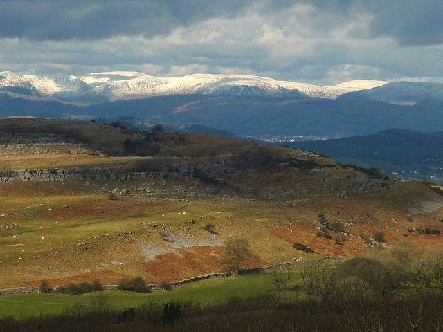 Sunlight on Newbiggin Crags