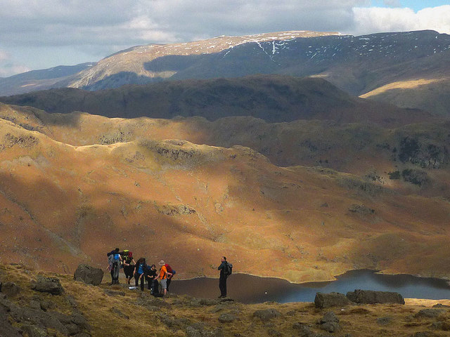 A group above Easedale Tarn