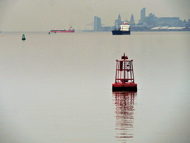 Mersey Estuary, Channel Marker E6