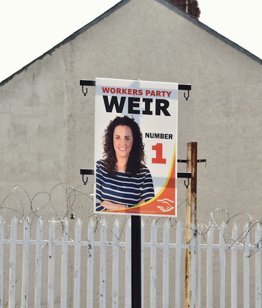 Assembly election poster, Antrim Road, Belfast - April 2016(2)