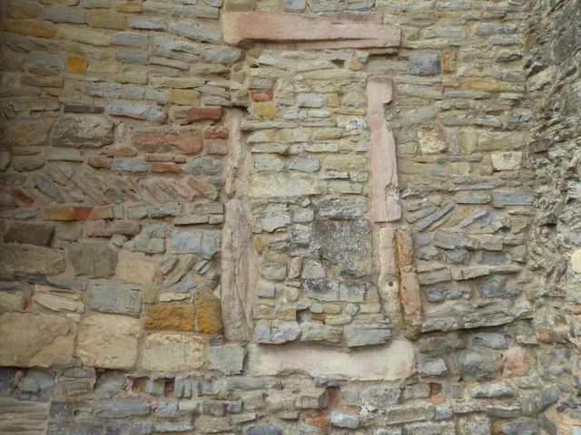 Detail of masonry, Deerhurst church