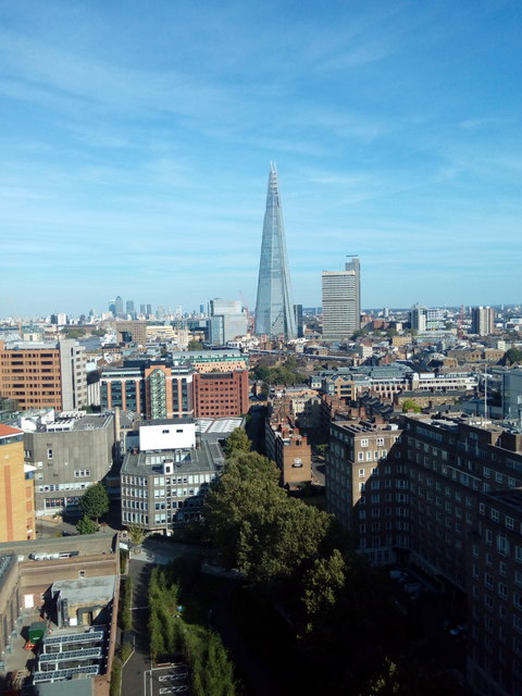 The Shard taken from Tate Modern viewing Gallery