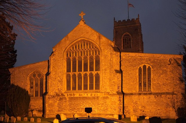 St Michael's church on New Year's Eve