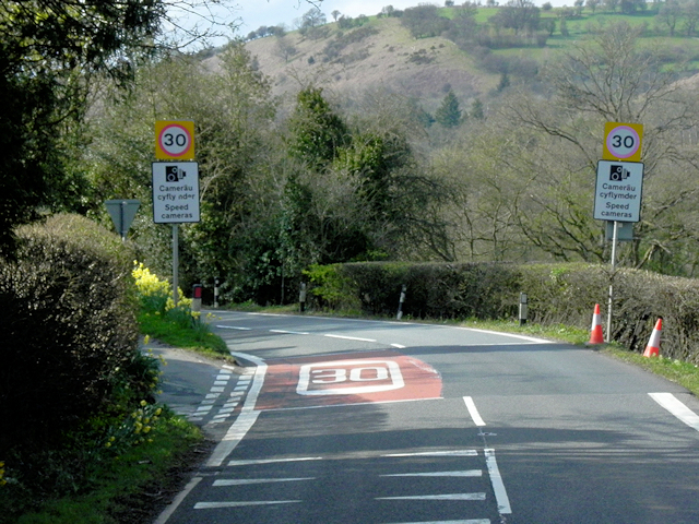 A470 approaching Erwood