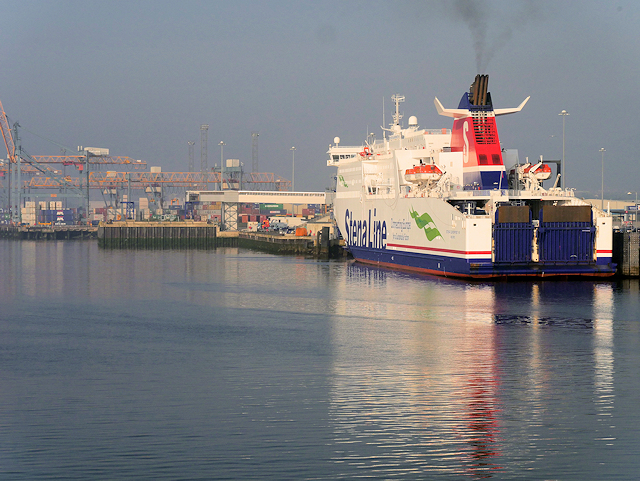 Stena Superfast VIII at Belfast Harbour