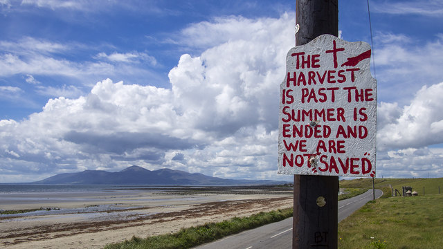 Where the Mountains of Mourne sweep down to the Evangelicals