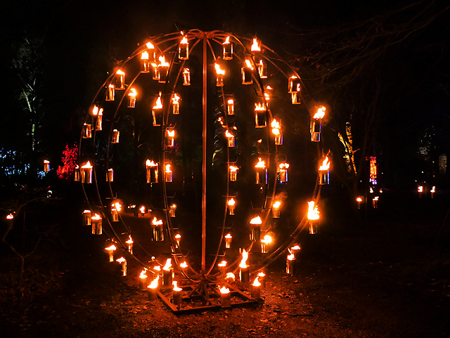 Christmas at Dunham Massey - A Burning Ring of Fire