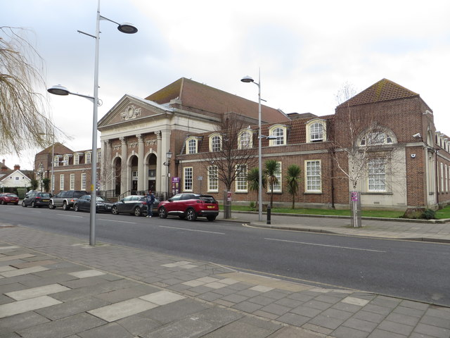 Clacton Town Hall looking south-west