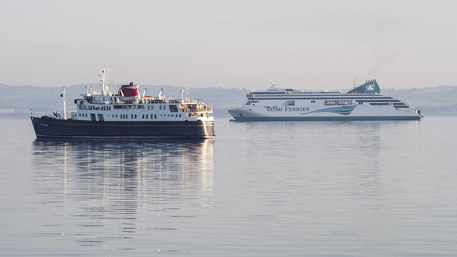 Ships off Bangor