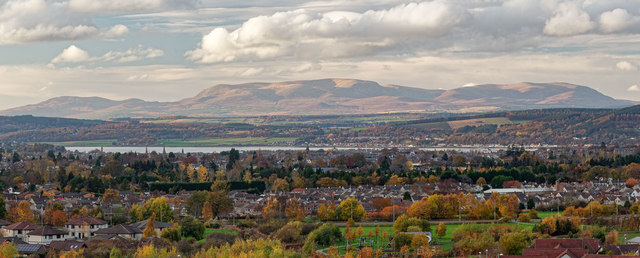 View over Inverness City from the new Inshes Park