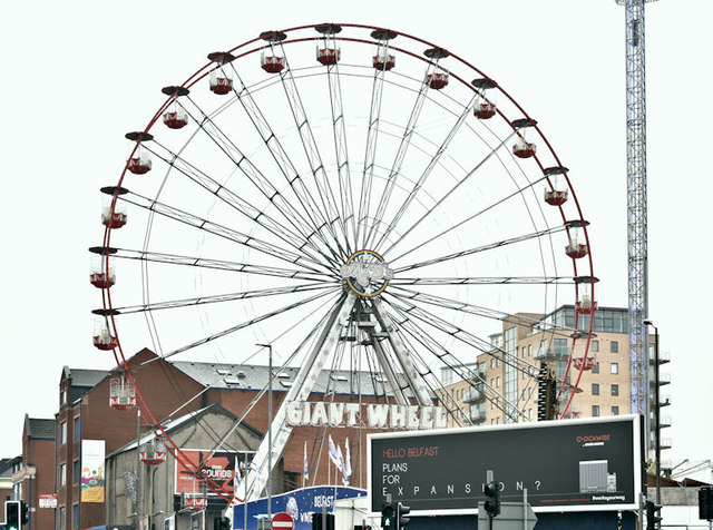 Ferris wheel, Belfast (December 2018)