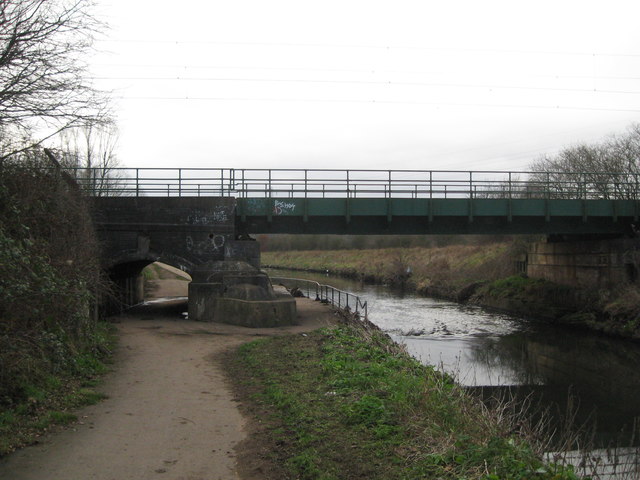 Two ways under the railway - Sandwell Valley, West Midlands